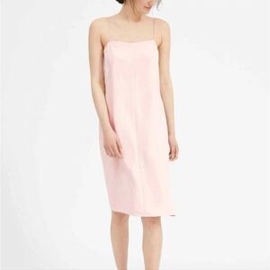 Everlane Japanese GoWeave Cami Dress Pink Size 8 EUC